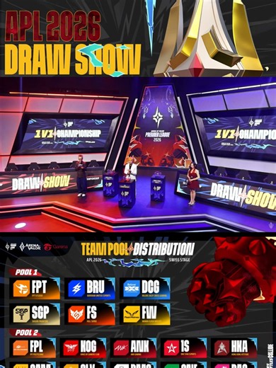Full bốc thăm APL 2026 #lienquanmobile #Zhiojbkog #APL2026 #drawshow