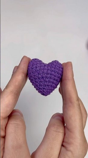 Easy Crochet Heart Tutorial for Beginners 💗