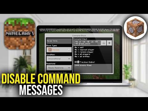 How To Disable Command Block Messages In Chat - Minecraft