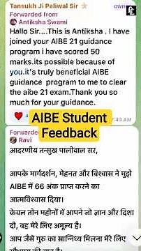 AIBE Student Feedback | Real Success Stories | Linking Laws