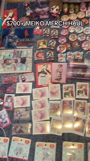 sorry my text doesn’t seem excited but I’m so excited I just don’t express it over text also I started a haul on the beat drop by accident woah #fyp #meiko #vocaloid #figures #viral