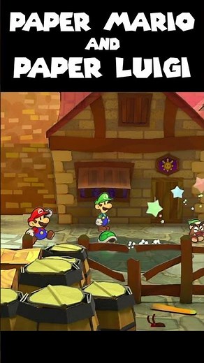 Paper Mario & Paper Luigi VS Link Goomba | 🎮📕