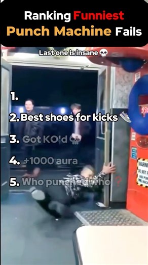 Ranking the Funniest Punch Machine Fails 😂 Wait for #1!