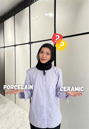 Same look, different strengths 😮‍💨 Porcelain vs Ceramic — the showdown you didn’t know you needed #LorenzaCeramica #TilesMalaysia #DrabToFab #tiletok #PorcelainVsCeramic #HomeRenovation #HomeImprovement #DIYDesign #InteriorTips #DesignDecisions #MaterialShowdown #StylishFloors #FlooringFacts
