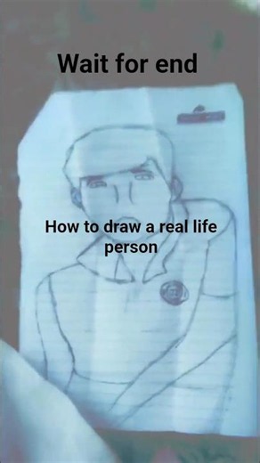 Drawing this person shocked everyone! 😱☠️ wait for end ☠️ #facedrawing
