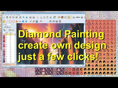Diamond Painting - Create and Print it Yourself - with just a few clicks!