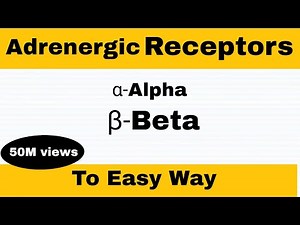Adrenergic Receptor - Alpha And Beta | Function Of Alpha And Beta Receptor | #viral #science