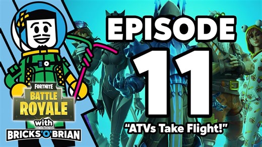 ATVs take flight! - Fortnite Battle Royale with Bricks 'O' Brian