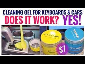 DOES CLEANING GEL REALLY WORK YES! Review & How To Use ColorCoral Dust Cleaner CAR Laptop