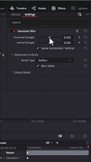 HOW TO BLUR BACKGROUND IN DAVINCI RESOLVE