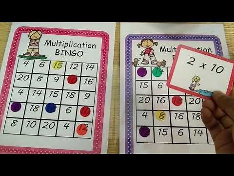 Multiplication Bingo Game