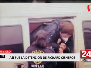 Así fue llegada de 'Richard Swing' a la Prefectura en el Cercado de Lima