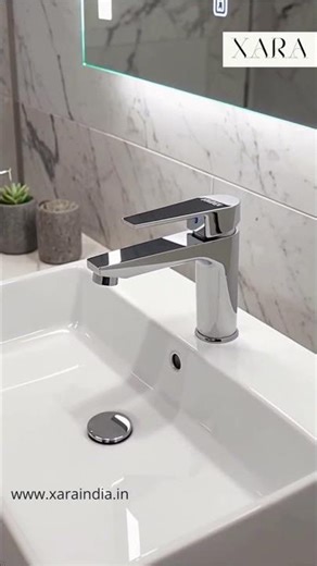 Xara’s Single Lever Basin Mixer #interiordesign #bathroomdesign #faucets