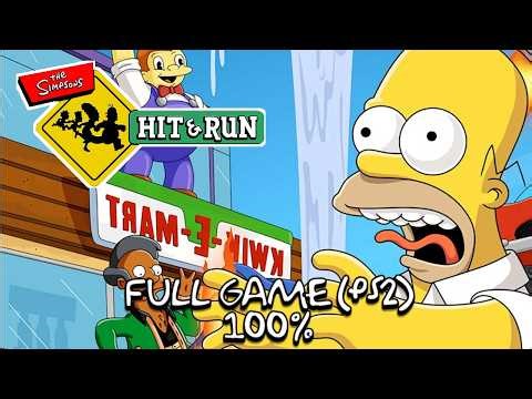 Simpsons Hit and Run (PS2) | 100% Full Game