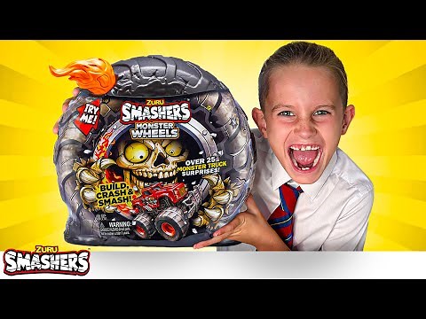 Roman’s Epic Unboxing - Smashers Monster Trucks 🔥
