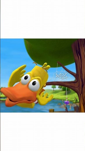 Gotcha! #spider #duck #wordworld