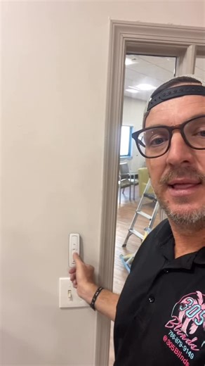 Bobby Williams | Window Treatment on Instagram: "Wall mounted remote control @somfy #newblinds #windowcoverings #windowblinds"