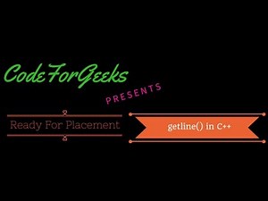 getline() in c++ | Reading User Input with getline() in C++