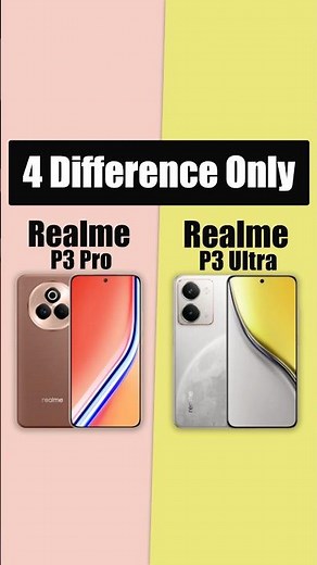 Realme P3 Pro VS Realme P3 Ultra | See The Difference