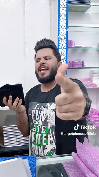 Exploring Stylish Blue Smartphones in a Unique Setting