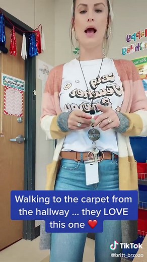 Kindergarten Line Up Chants and Songs for Carpet Time