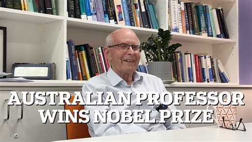 Australian professor wins Nobel Prize in chemistry for remarkable discovery