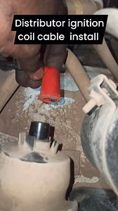 Distributor ignition coil cable install #viralpost #mechanical #reelsvideo #foryou | Expert Mechanic