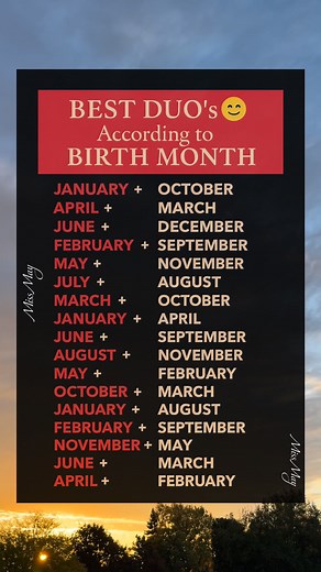 Best duos are written in the stars ✨ #birthmonth #astrology #astrologyvibes #viralreelsシ #Fblifestyle | Miss May