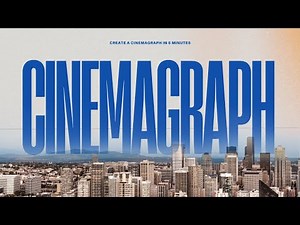 Create a beautiful cinemagraph in 5-minutes or less