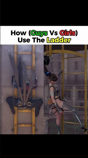 How (Guys Vs Girls)Use The Ladder - Ninja Gaiden 4 X Stellar Blade