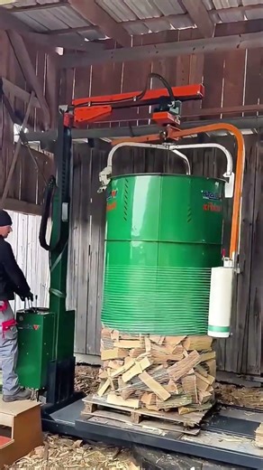 FASTEST Firewood Packing Machine EVER? 👀🚀