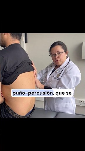 Técnica de puño percusión- Examen físico Abdominal #medicina #semiologia