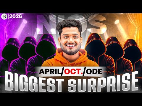 NIOS Big Latest Updates April & October 2026 | On Demand Exam January to March 2026 No Fail