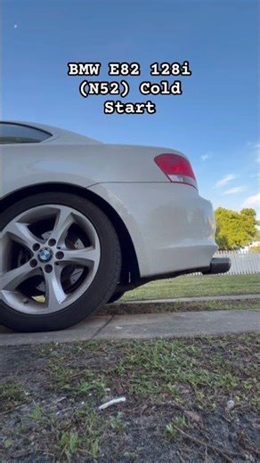 BMW 128i W/ MUFFLER DELETE COLD START