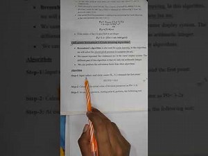 Bresenham's circle drawing algorithm