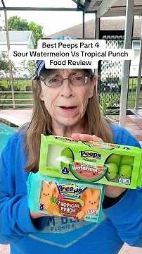 Best Marshmallow Peeps Part 4-Sour WaterMelons Vs Tropical Punch Cabdy Review #foodreviews #candy