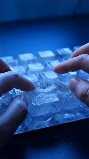 Ice Keyboard vs Lava Keyboard… Which Sounds Better? ❄️🔥 (ASMR)