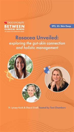 Bio Concepts on Instagram: "➡️ It’s all connected – what goes on inside is going to present externally. In episode 3 of Bio Concept’s Between Clinical Minds Podcast, clinical nutritionist Lynsey Koch discusses the direct link between the gut microbiome and the skin. 🦠 With nearly 20 years of experience, Lynsey’s career has spanned honours research in children’s food intake analysis and advanced lab work in whole food nutraceuticals. She is especially passionate about restoring the gut-brain axi