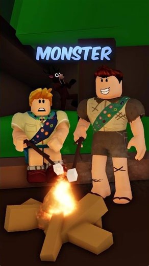 I Went Camping in Brookhaven and Found a Monster! 😱🔥