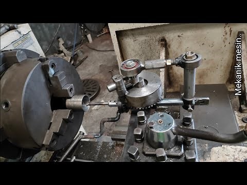How to make zig zag oil grooves cutting tools on a lathe