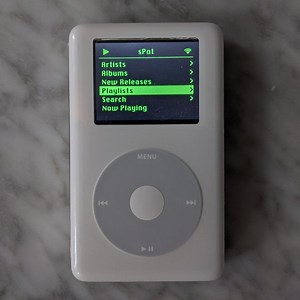 sPot: Spotify in a 4th-gen iPod (2004)