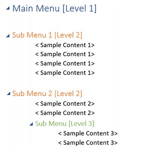 How to Create Collapsible Headings in Word