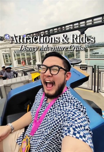 Here’s all the rides and attractions on the @Disney Cruise Line Singapore to find and try! Sadly the Ironcycle Test Run Rollercoaster is under maintenance but there’s still a crazy amount of things to do on this cruise! From the theme park style rides, to the splash zone and the absolutely vibey Big Hero Arcade that was full of really fun games, I am definitely gonna be spending a whole bunch of time here over the next few days on the cruise!! #disneyadventure #disneyadventurecruise #disney #dis