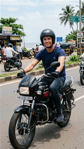 Ronaldo ki Hero bike #shorts #trending #splendor