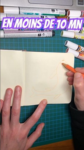 Comment dessiner une carpe koï en moins de 10 minutes (brush pen)