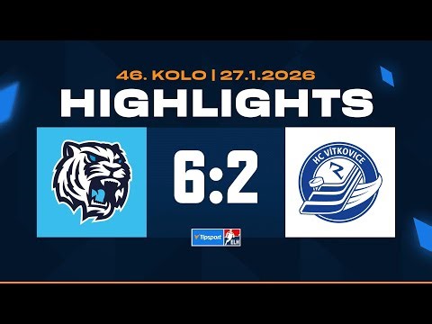 Highlights | Bílí Tygři Liberec vs. HC Vítkovice Ridera 6:2 | 27.01.2026