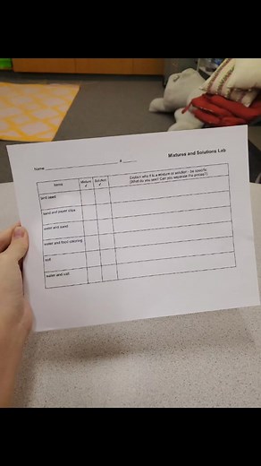 I love finding opportunities to investigate in the science lab! Today we explored the properties of mixtures & solutions! Let me know what fun science activities you do in your classroom! #sciencelab #fourthgrade #fourthgradescience #investigation #mixturesandsolutions #elementaryscience #elementaryteacher