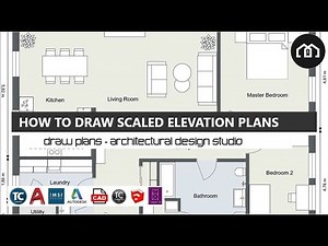 How To Draw Scaled Elevations Plans From Layout Plans | AutoCAD |TurboCAD