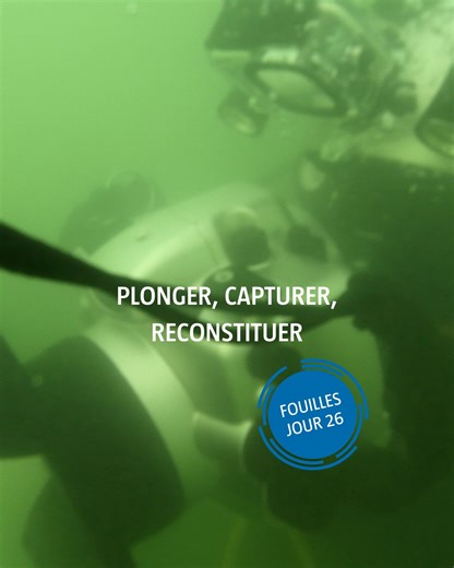 🤿 Plonger, capturer, reconstituer La photogrammétrie est une technique de relevé (d’enregistrement) 📸 qui utilise des photos, ou des vidéos, d’un site ou d’un objet prisent selon différents points de vue. Toutes ces images sont alors versées dans un logiciel de photogrammétrique 💻 qui va, à la suite d’un très long calcul ⏳, restituer en trois dimensions l’objet photographié. Compte tenue de la très faible visibilité que l’on retrouve dans le Rhône 🌊, cette technique se révèle assez difficile