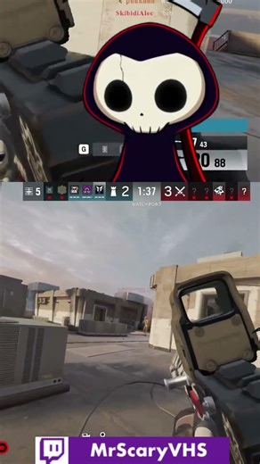 How To Control the SMG 12 IN SIEGE!!! #shorts #siege #r6 #rainbowsix #vtuber #siegemoments #funny